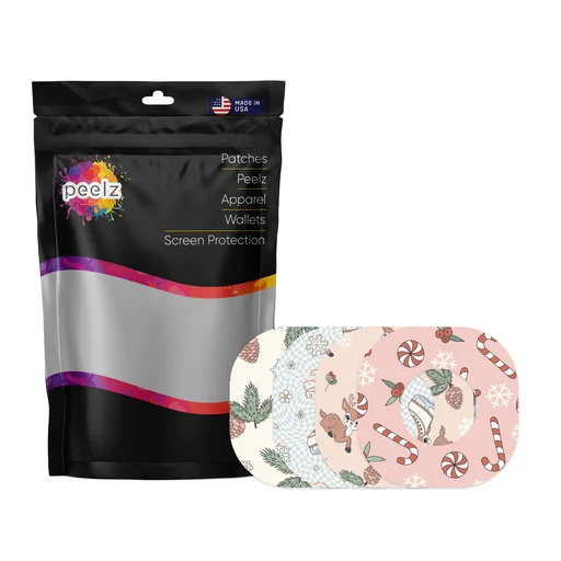 Cute Christmas Variety Dexcom G7 and Stelo Patch Tape - Pump Peelz
