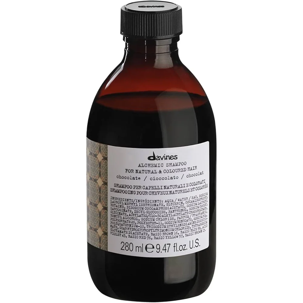Davines Alchemic Chocolate Shampoo for Dark Hair
