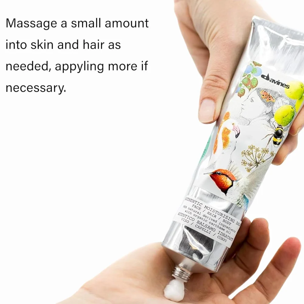 Davines Authentic Formulas Moisturizing Balm for Soft Skin and Hair