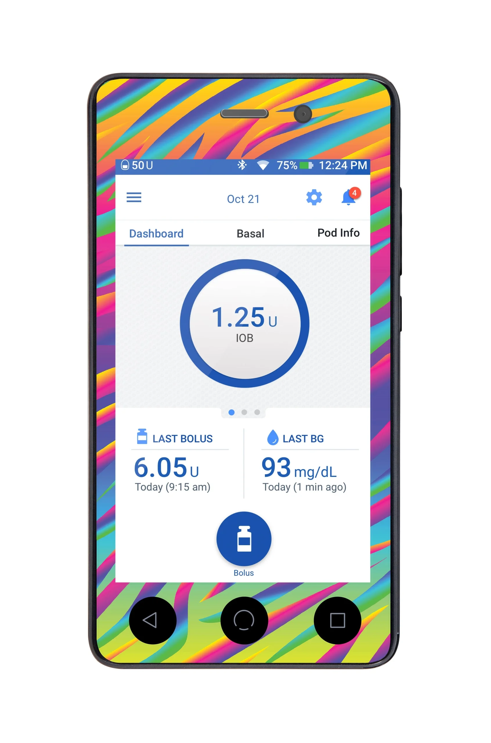 DayGlo Sticker for Omnipod DASH PDM – Pump Peelz
