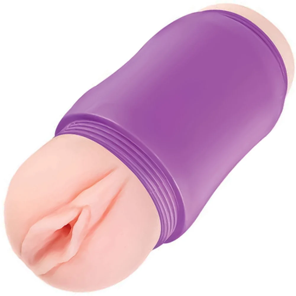 Delite Two Ways Handheld Male Masturbator, Vagina and Ass