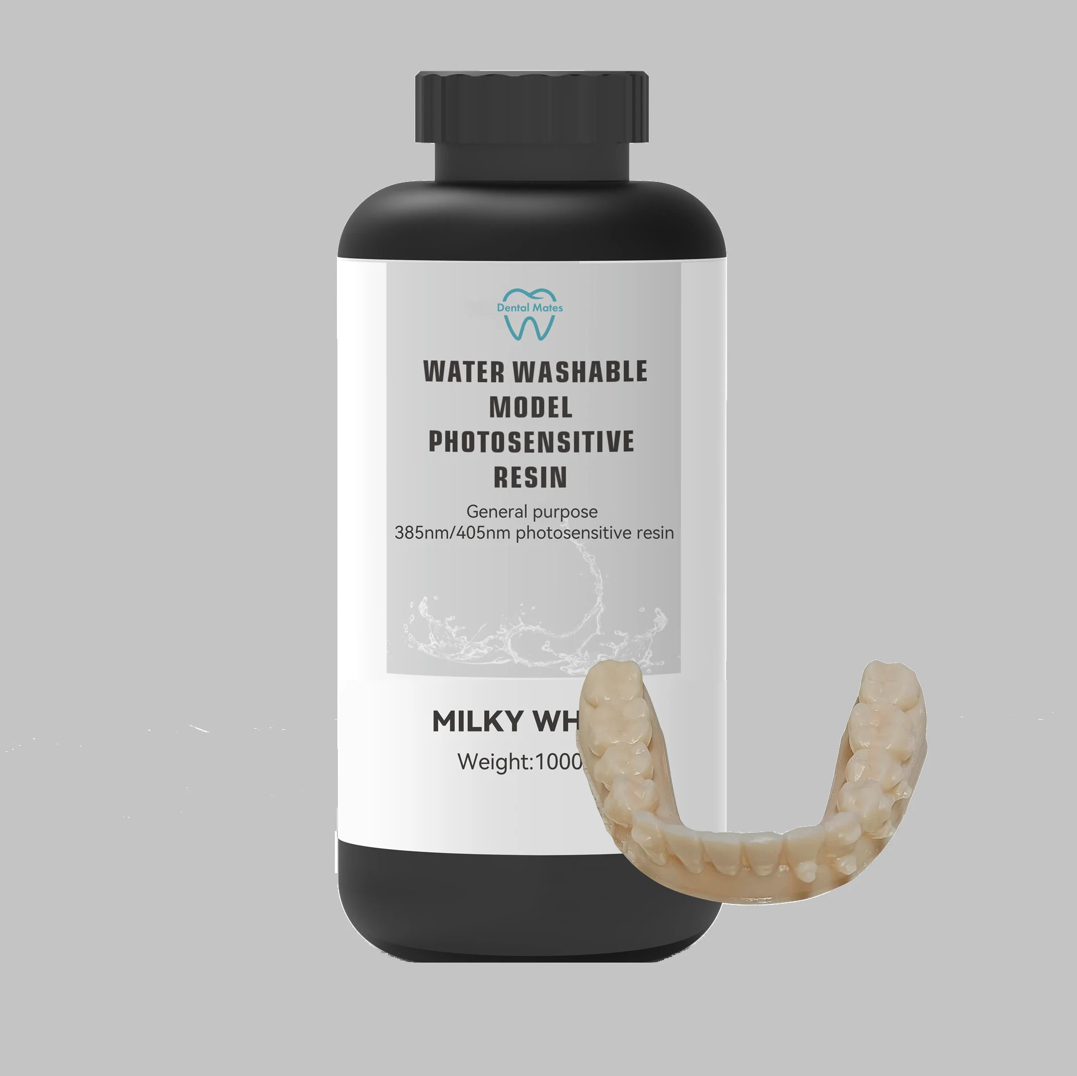 Dental Model Resin for DLP and LCD Printers 1,000ml(1kg) Water Washable