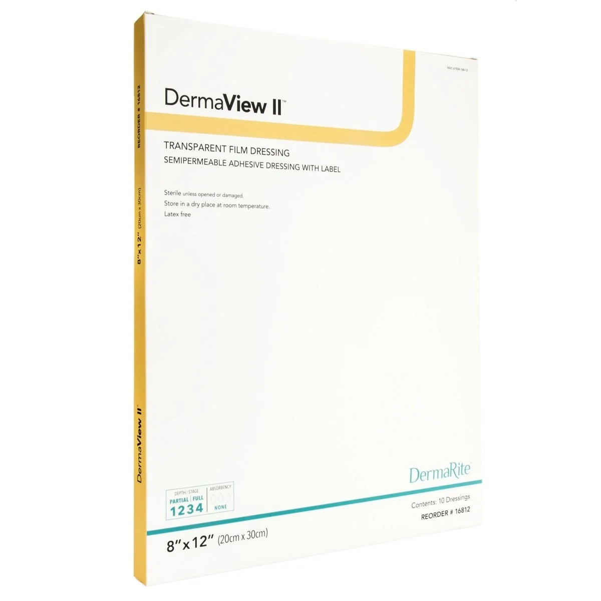 Dermaview Ii Transparent Film Dressing With Border