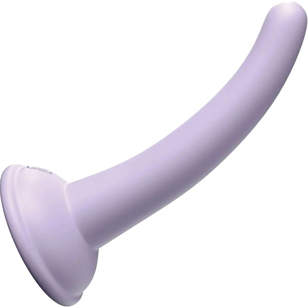 Dillio Platinum Collection Curious Five Silicone Dildo, 5", Purple
