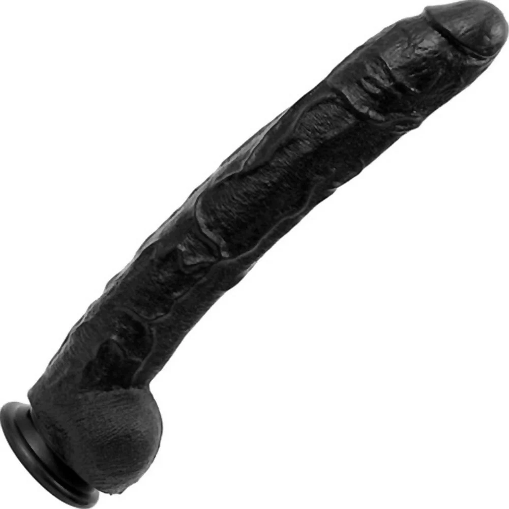 Doc Johnson Classic Dickie Rambone Dildo, 17", Ebony