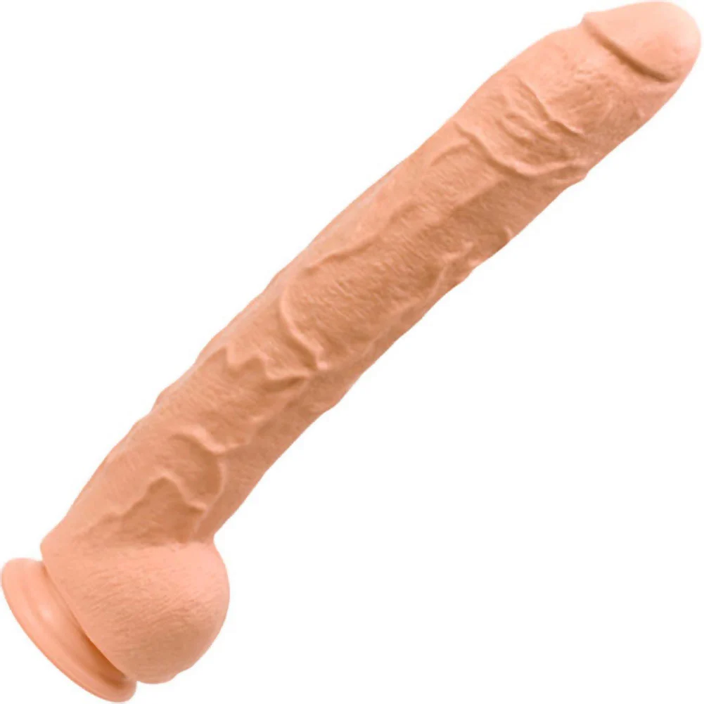 Doc Johnson Classic Dickie Rambone Dildo, 17", Flesh
