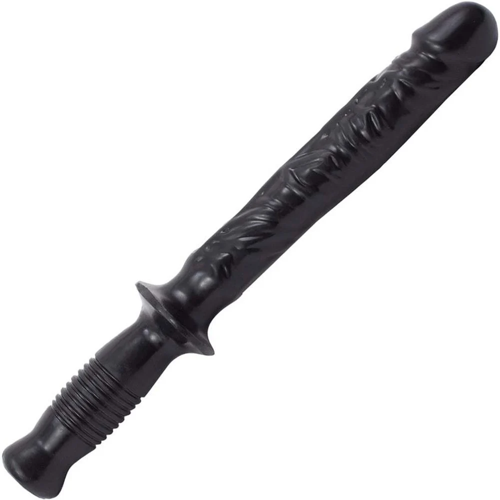 Doc Johnson Classic Manhandler Dildo, 14.5", Ebony