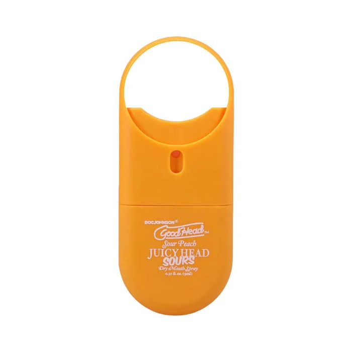 Doc Johnson GoodHead Juicy Head Dry Mouth Mouthwatering Spray To-Go Sour Peach Flavor