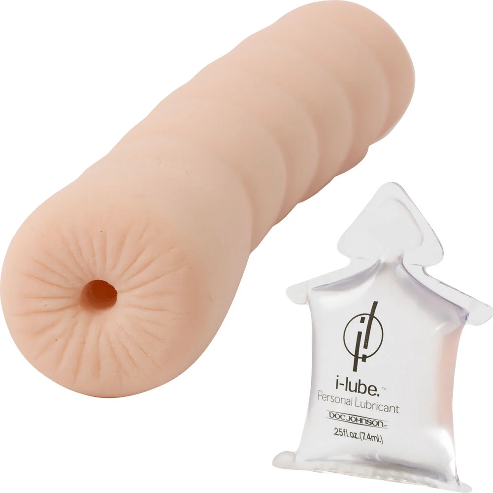 Doc Johnson Quickie To Go UltraSKYN Male Masturbator, Ass