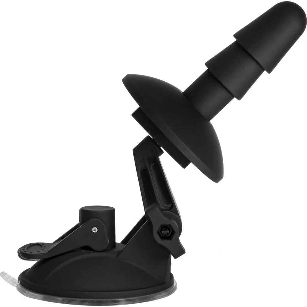 Doc Johnson Vac-U-Lock Universal Suction Cup Plug Accessory, 4", Black