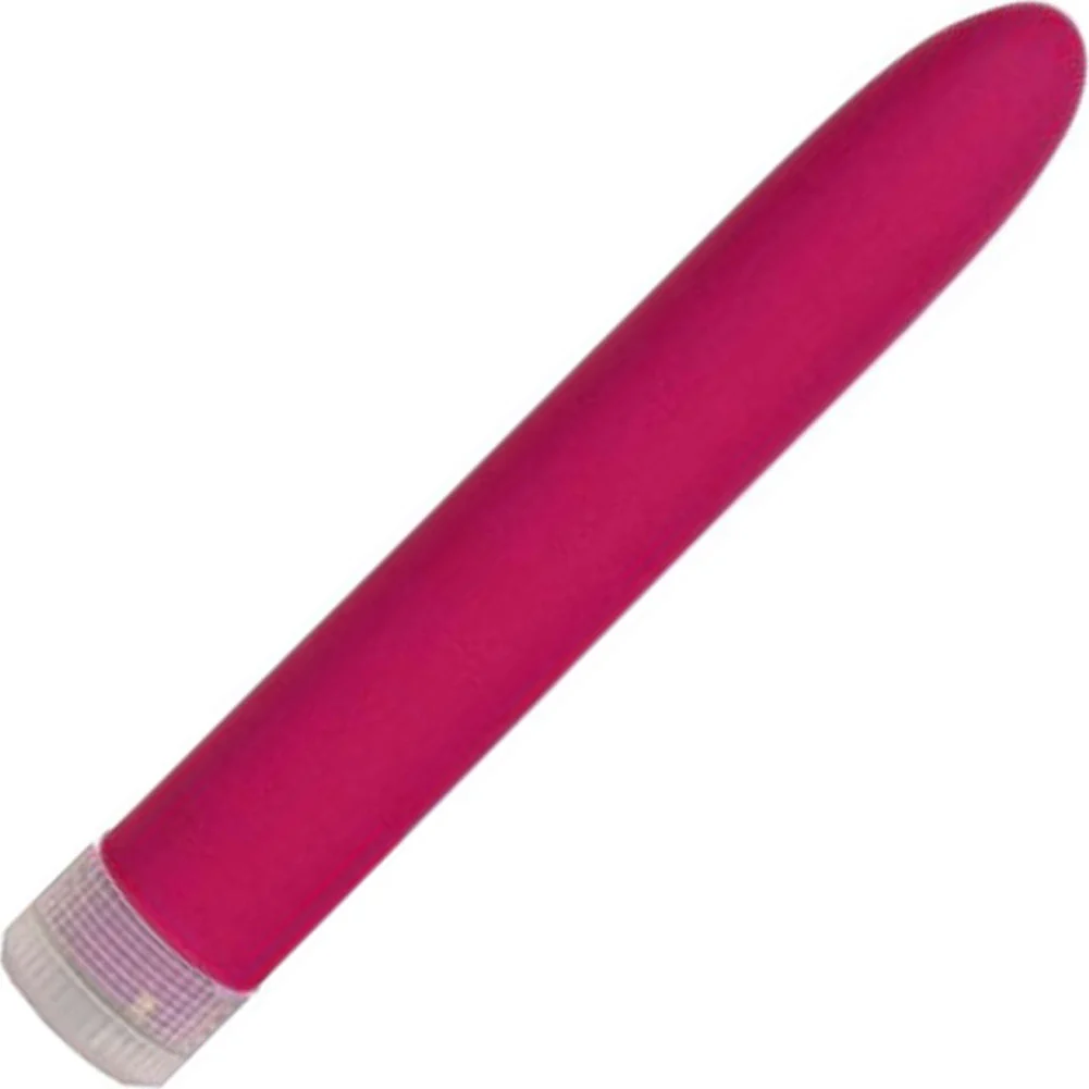 Doc Johnson Velvet Touch Classic Waterproof Vibrator, 7", Magenta