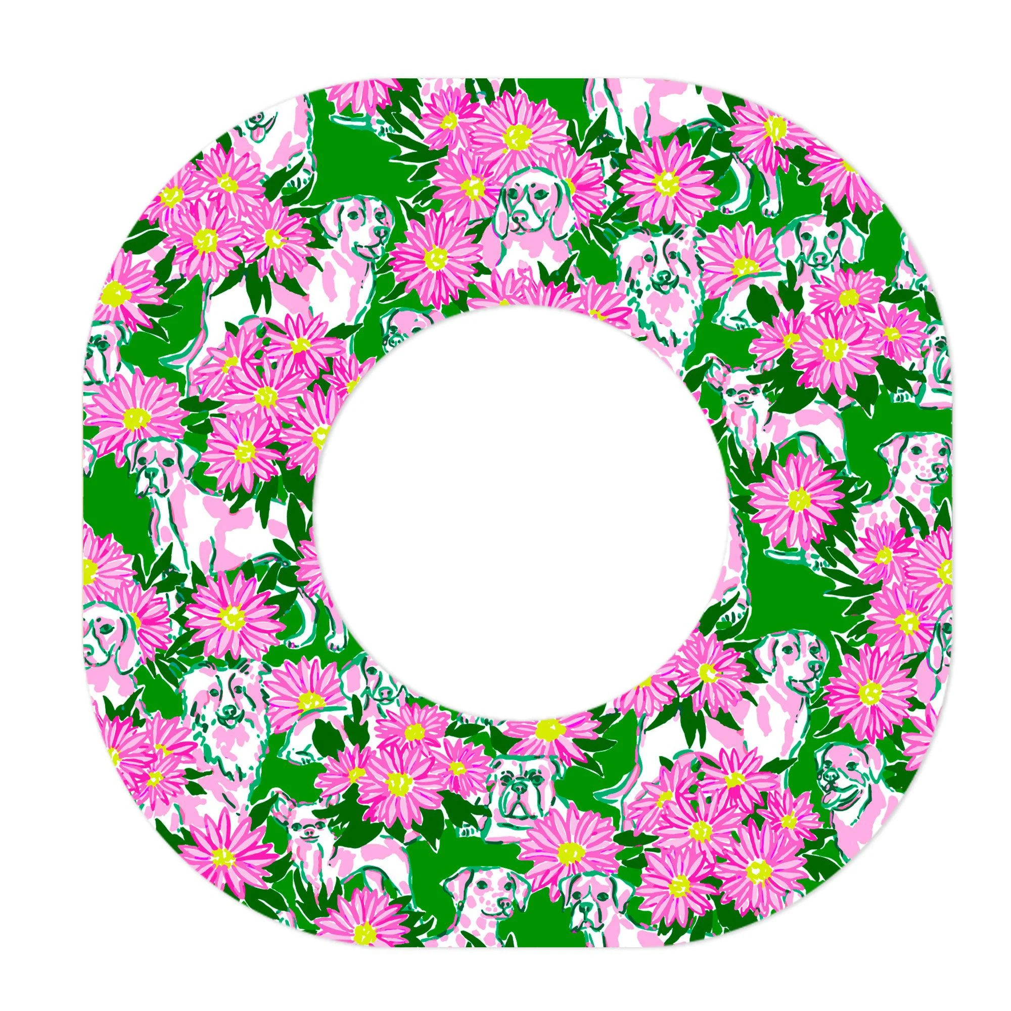 Dogs and Daisies Dexcom G7 and Stelo Patch Tape - Pump Peelz
