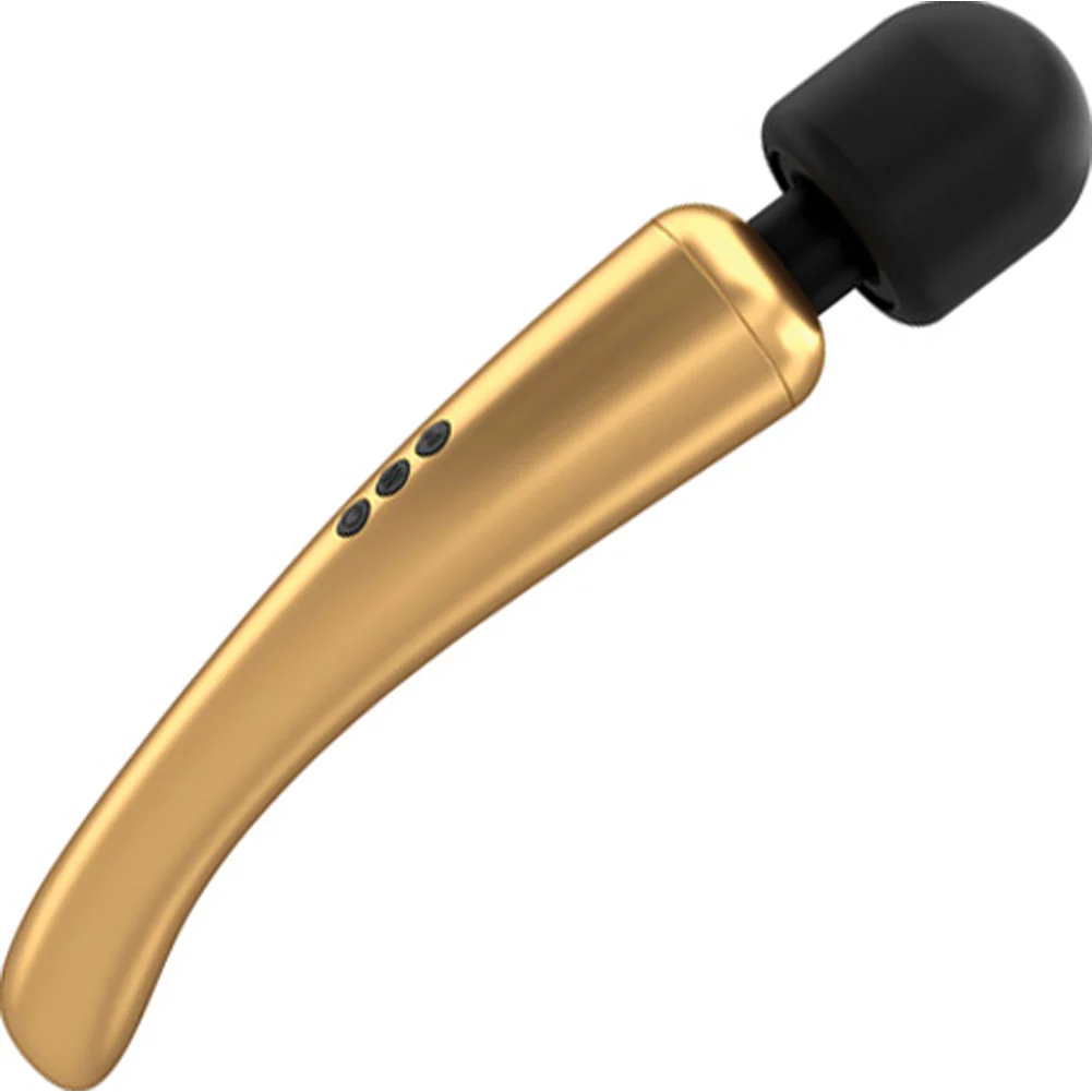 Dorcel Megawand Rechargeable Wand, 11.5", Gold