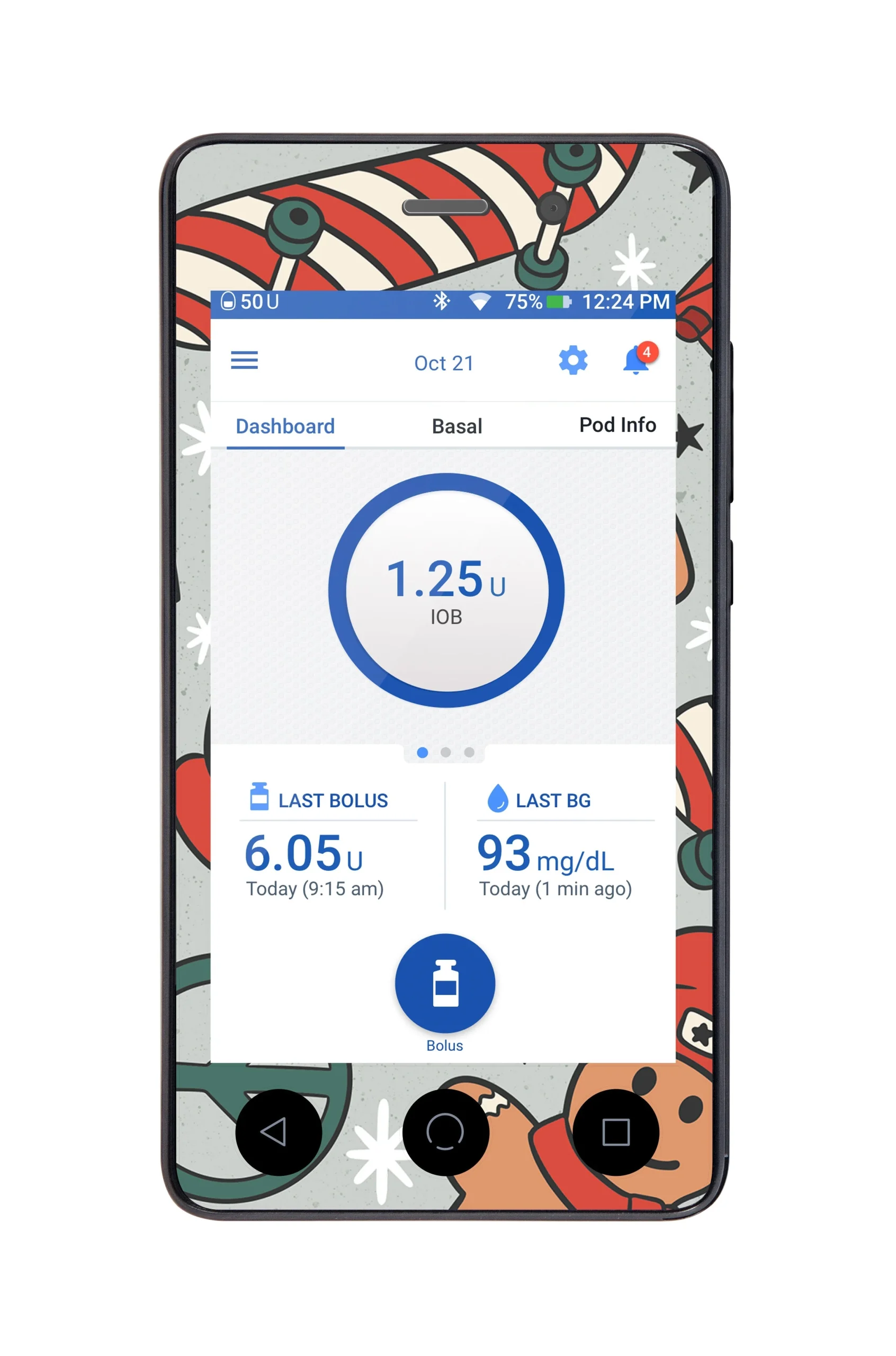 Doughmies Sticker for Omnipod DASH PDM – Pump Peelz