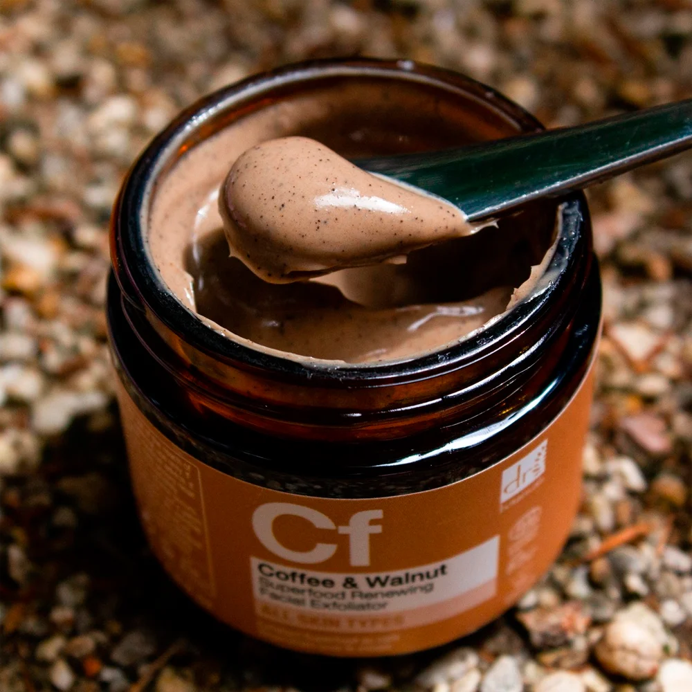Dr. Botanicals Coffee & Walnut Superfood Renewing Facial Exfoliator