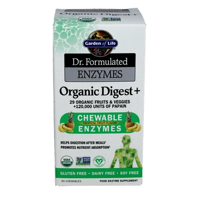 Dr. Formulated ENZYMES Organic Digest+ (Garden of Life)