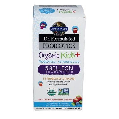 Dr. Formulated Probiotics Organic Kids+, Berry Cherry (Garden of Life)