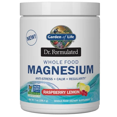 Dr. Formulated Whole Food Magnesium Raspberry-Lemon (Garden of Life)