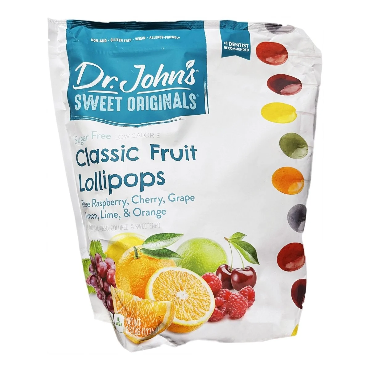 Dr. John's Candies Sugar Free Lollipop
