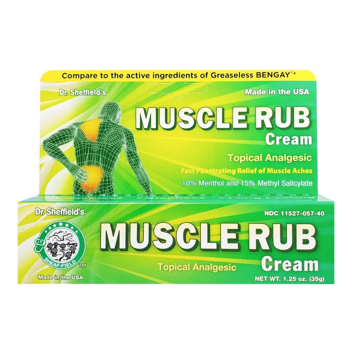 Dr. Sheffield's Menthol / Methyl Salicylate Topical Pain Relief