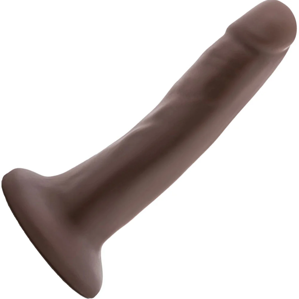 Dr Skin Plus Posable Triple Density Dildo, 5", Chocolate