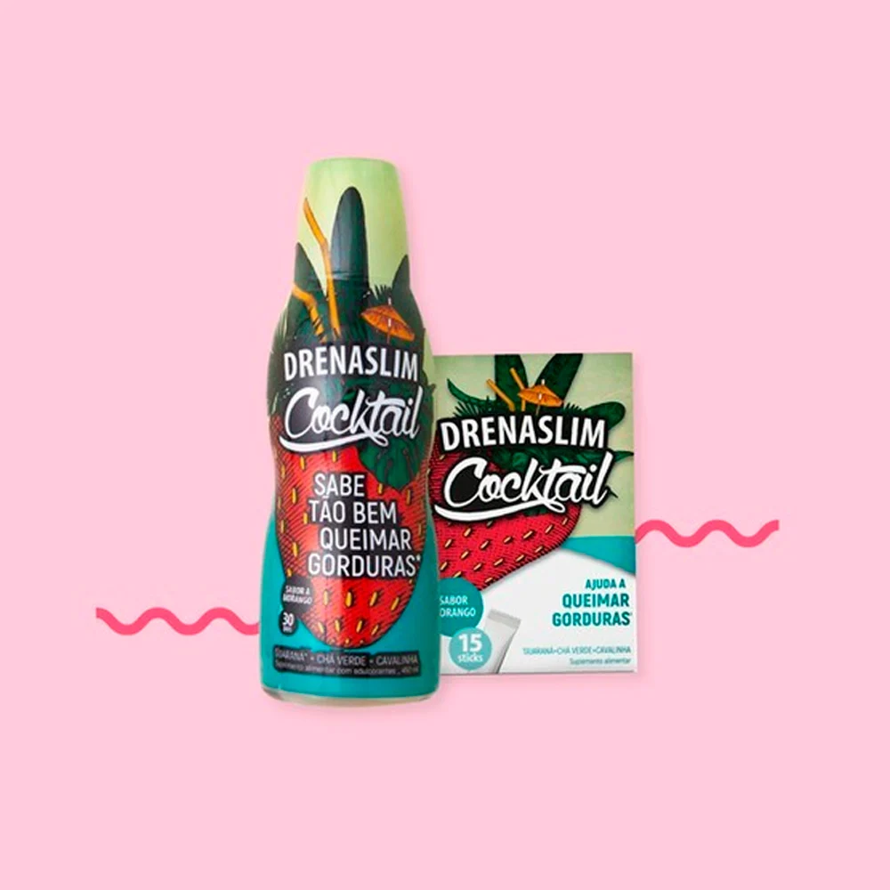 Drenaslim Cocktail Food Supplement Fat Burning