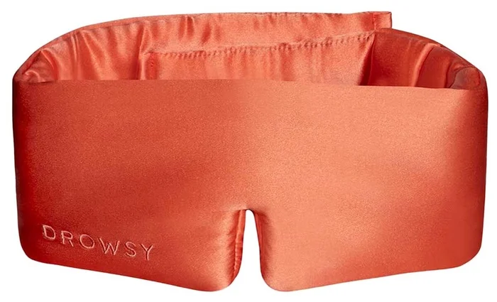 Drowsy Silk Sleep Mask - Summer Coral