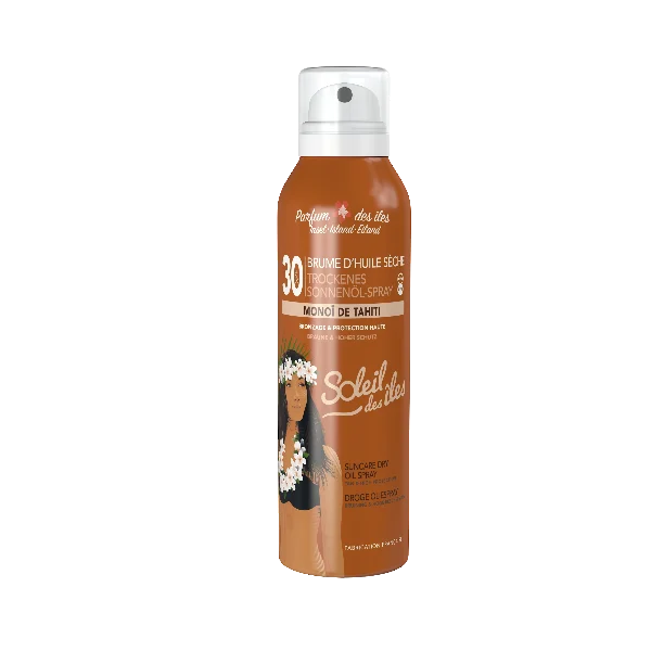 Dry oil mist tanning and high protection island fragrance SPF30 200g