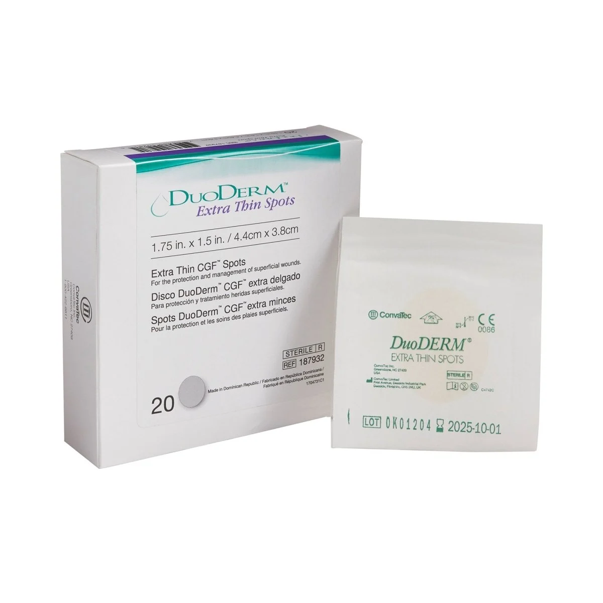 Duoderm Extra Thin Hydrocolloid Dressing