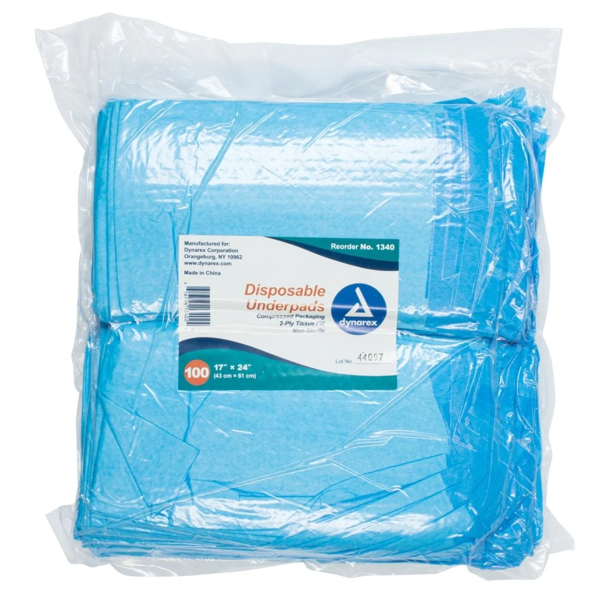 Dynarex 2 Ply Tissue Fill Underpad