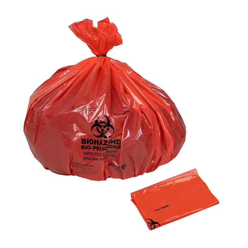 Dynarex Biohazard Bags, 36” x 30” (200 Count)
