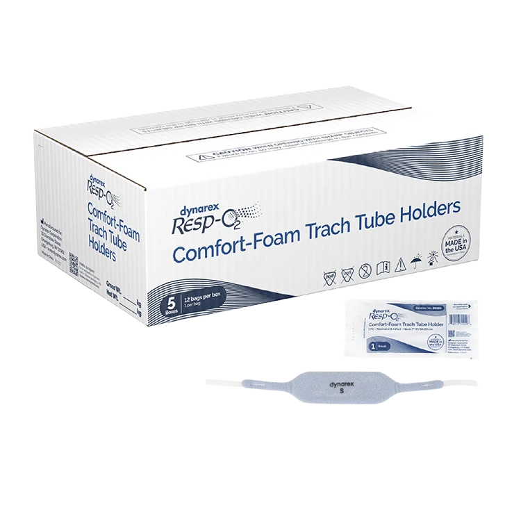 Dynarex Comfort-Foam Trach Tube Holder, 1-Piece (60 Count)