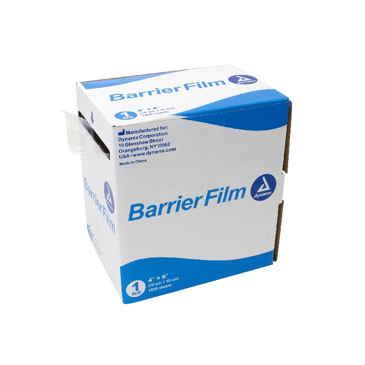 Dynarex Dental Barrier Films, 1200ea/bx, 8 bxs/cs (9600 Count)