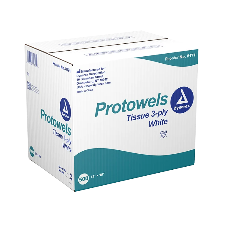Dynarex Protowels, 13 x 18 - 3Ply (500 Count)