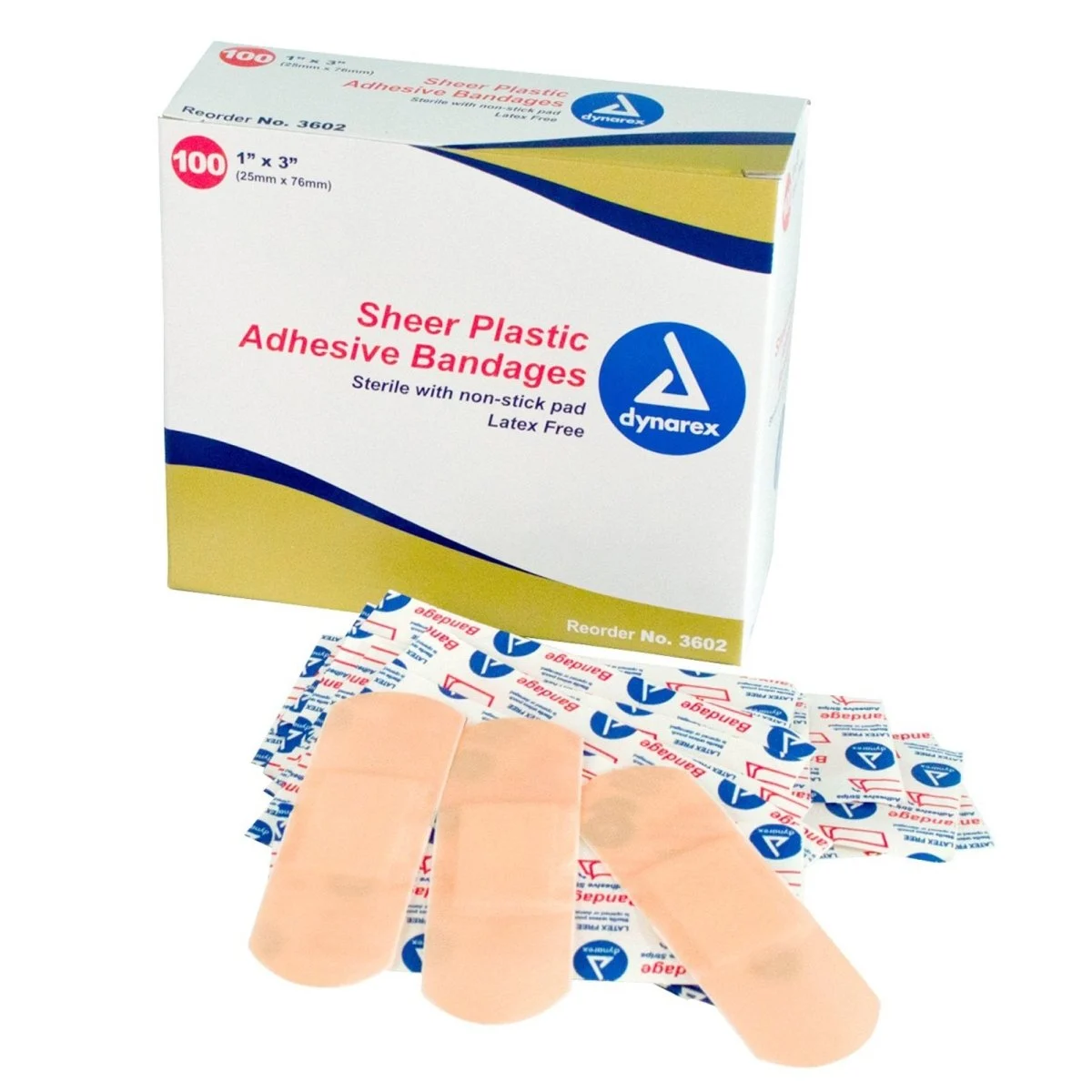 Dynarex Sheer Adhesive Strips
