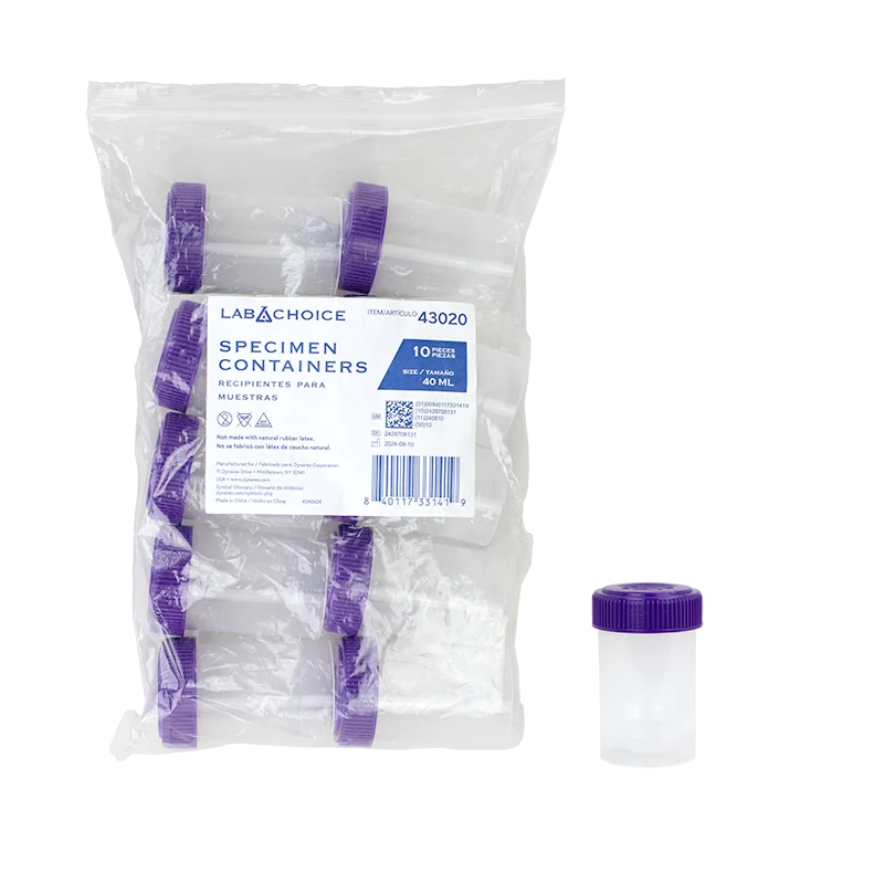 Dynarex Specimen Container, Non-Sterile