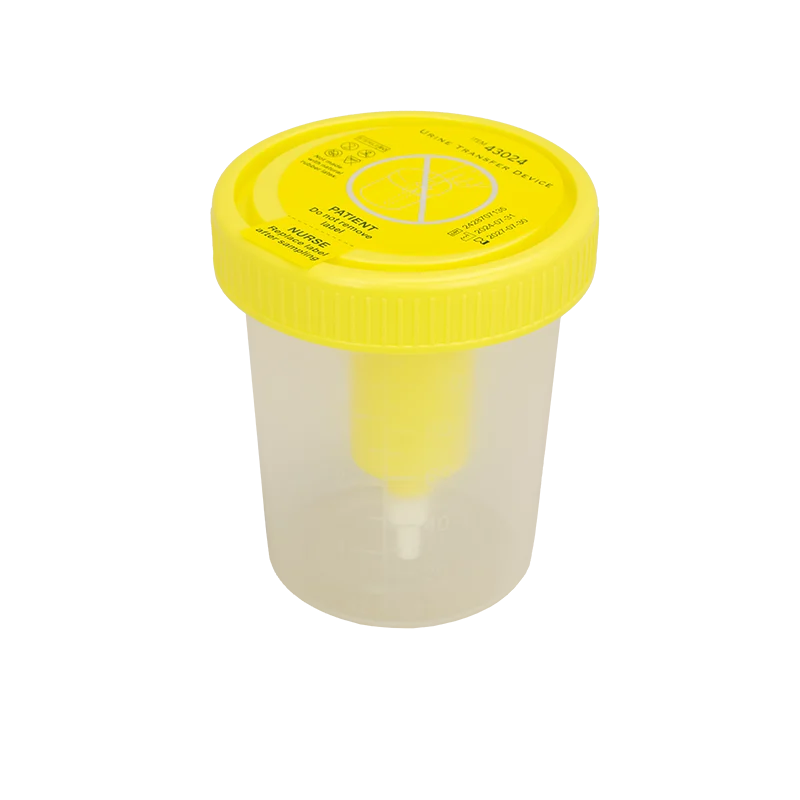 Dynarex Urine Transfer Device for Urine, 100 mL - Clear, Yellow (400 Count)