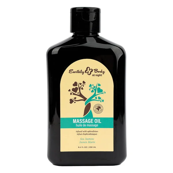 Earthly Body at Night Massage Oil Aphrodisiac-Sea Jasmine 8.4oz