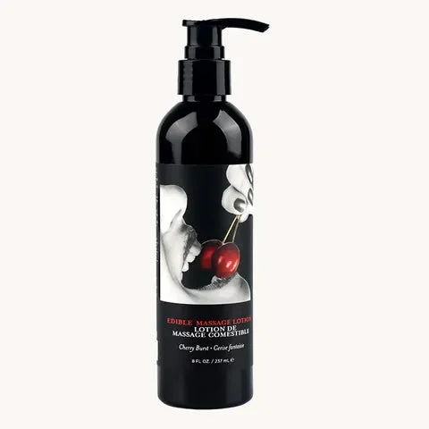 EARTHLY BODY EDIBLE MASSAGE LOTION CHERRY
