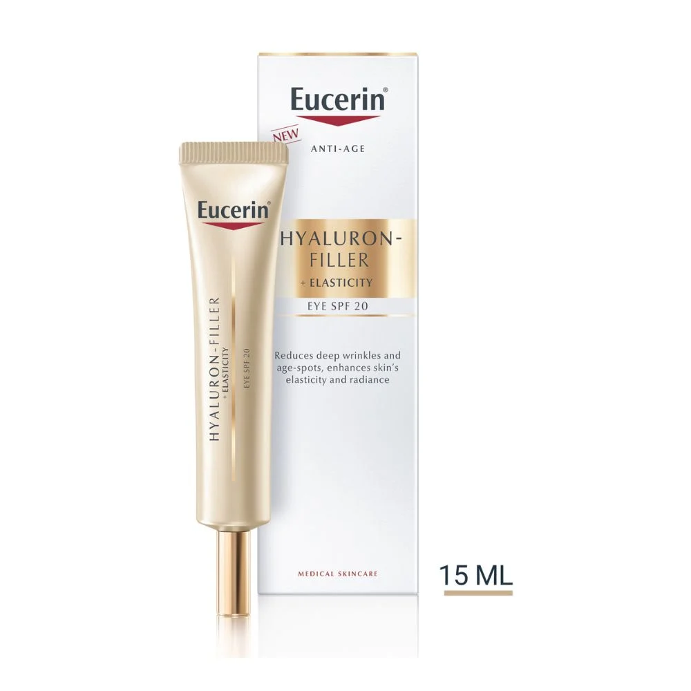 Eucerin Hyaluron-Filler + Elasticity Eye Cream Contour SPF20 Anti-Aging