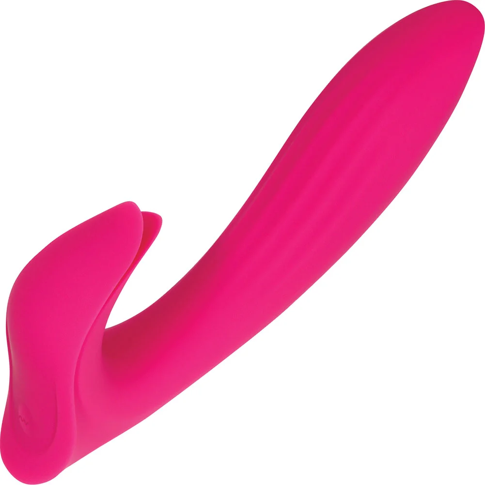 Eves Bliss Rechargeable Silicone Vibrator, 7", Pink