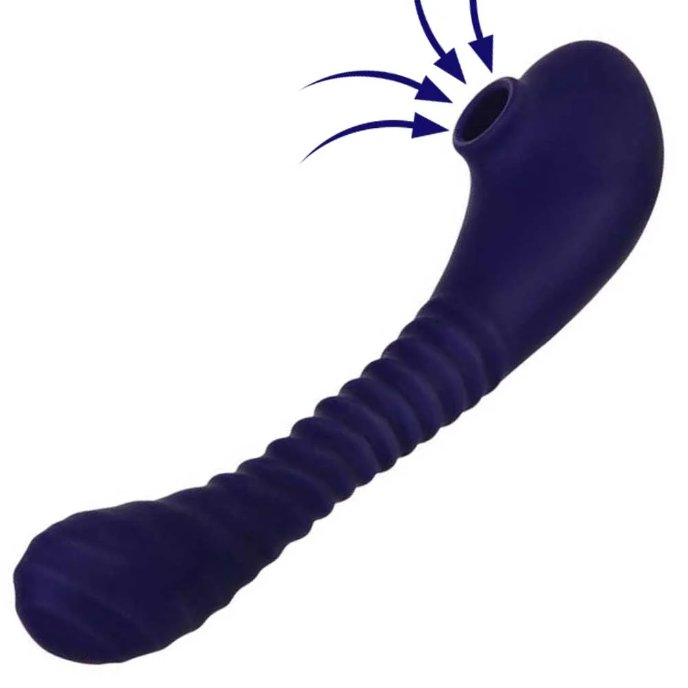 Evolved Bendable Sucker Dual-Ended Suction Stimulator, 8.75"