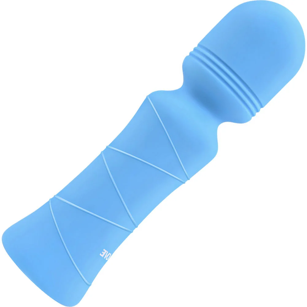 Evolved Out Of The Blue Rechargeable Wand Vibrator, 4.13", Blue