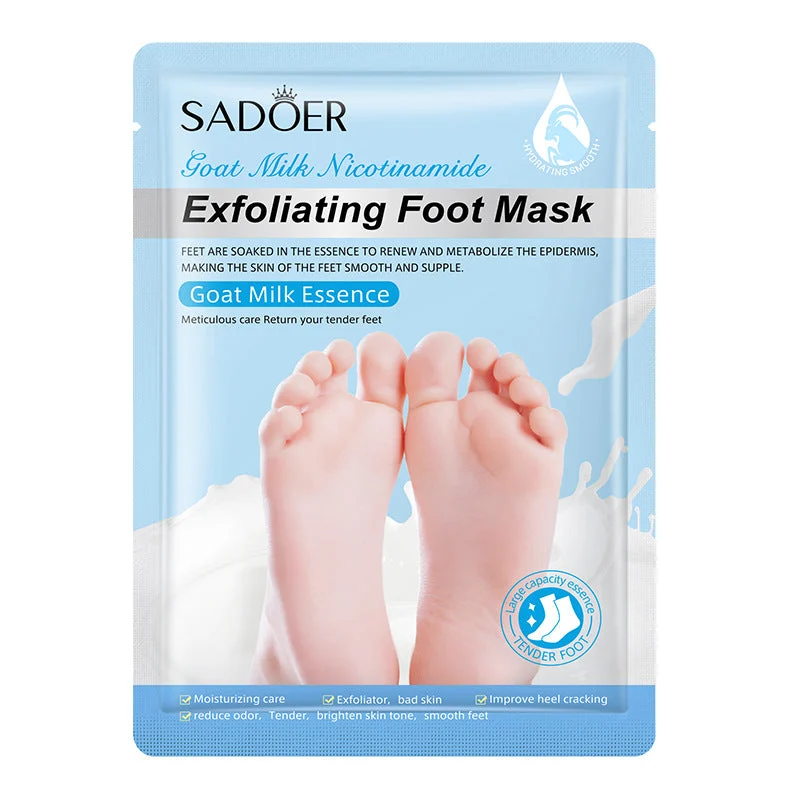 Exfoliating Foot Mask Goat Milk Essence 1 Pair 35 G