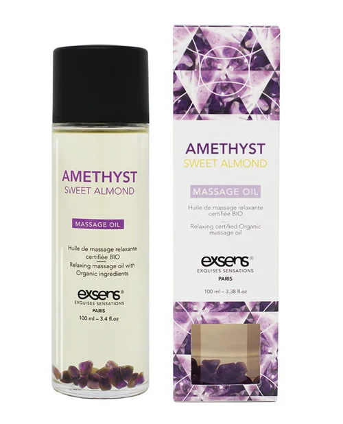Exsens Paris Amethyst Sweet Almond Relaxing Massage Oil