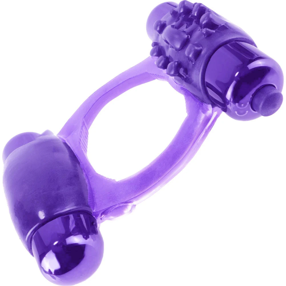 Fantasy C-Ringz Duo Vibrating Super Ring, Purple