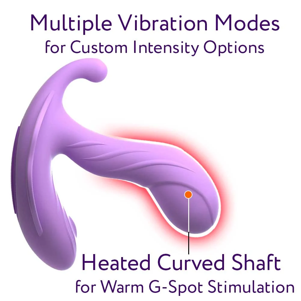 Fantasy For Her Warming G-Spot Stimulate-Her with Remote, 4.5", Purple