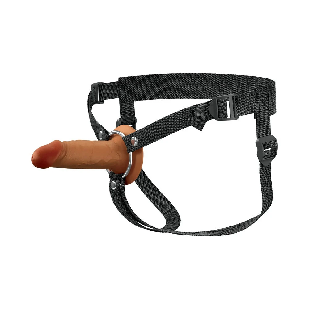 Fantasy X-Tensions Elite 5 Silicone Hollow Strap-On Dual Density - Brown