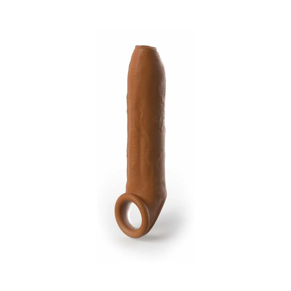 Fantasy X-tensions Elite Uncut Extension Sleeve 7in W/strap Tan