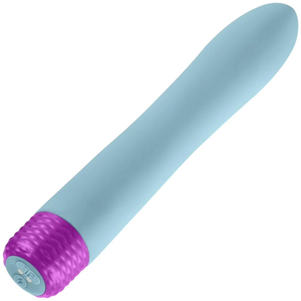 FemmeFunn Densa Dual Density Long Bullet Vibrator, Light Blue